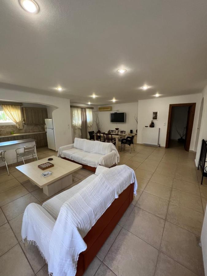 Apartment In Salamina With Garden & Sea View Selinia Екстер'єр фото