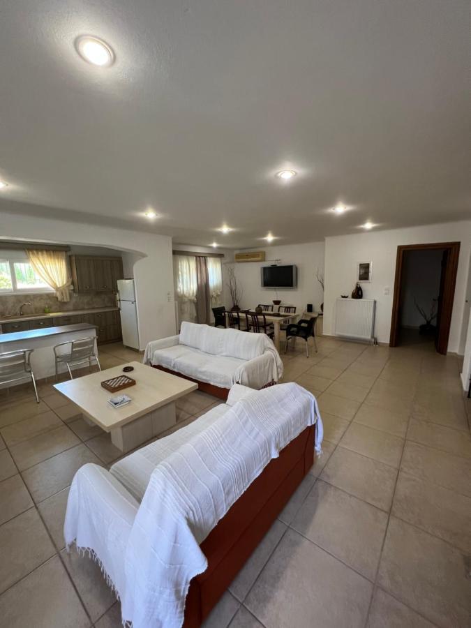 Apartment In Salamina With Garden & Sea View Selinia Екстер'єр фото