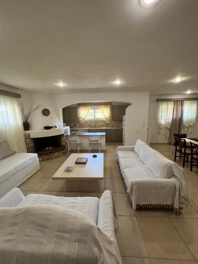 Apartment In Salamina With Garden & Sea View Selinia Екстер'єр фото