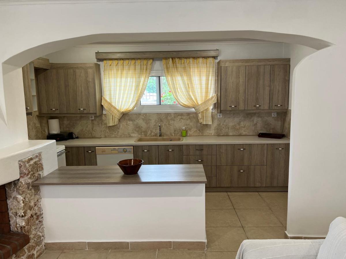 Apartment In Salamina With Garden & Sea View Selinia Екстер'єр фото